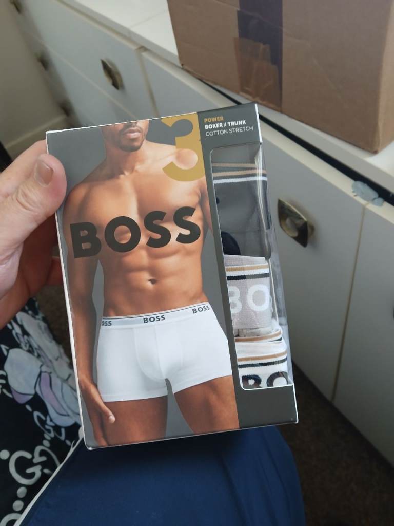 Hugo boss mens boxers sized small