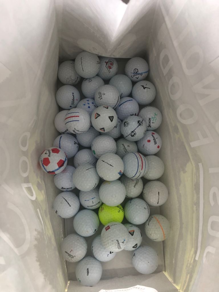45 golf balls 30 premium 15 standard 