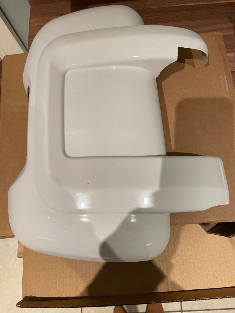 Fiat Ducato white mirror covers (new)