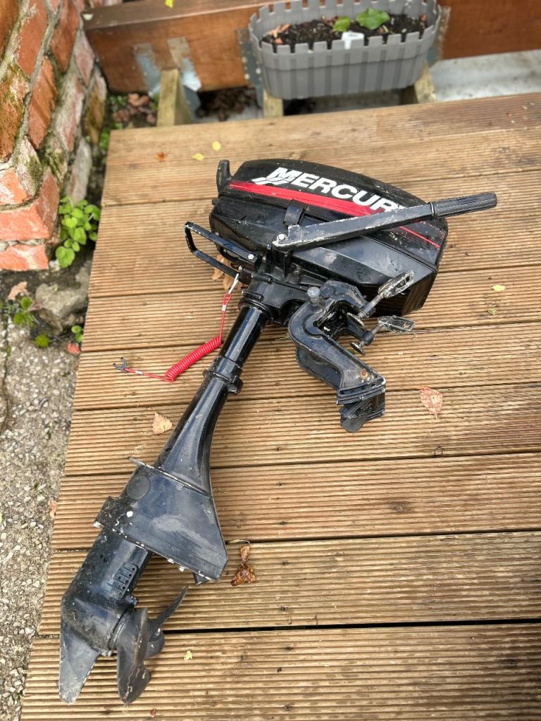 Mercury Outboard Engine and Inflatable Boat - Good Condition