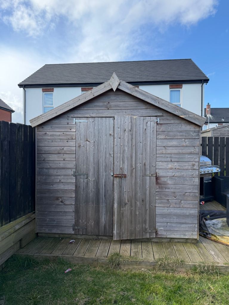 12x10 Large Wooden Garden Shed – Double Doors – Bangor