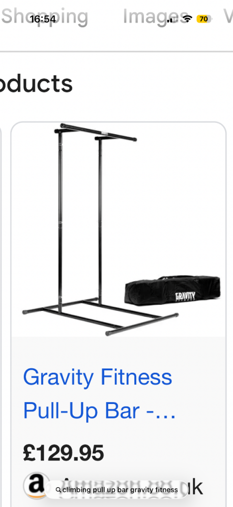 Gravity Fitness Pull-Up Bar – Good Condition