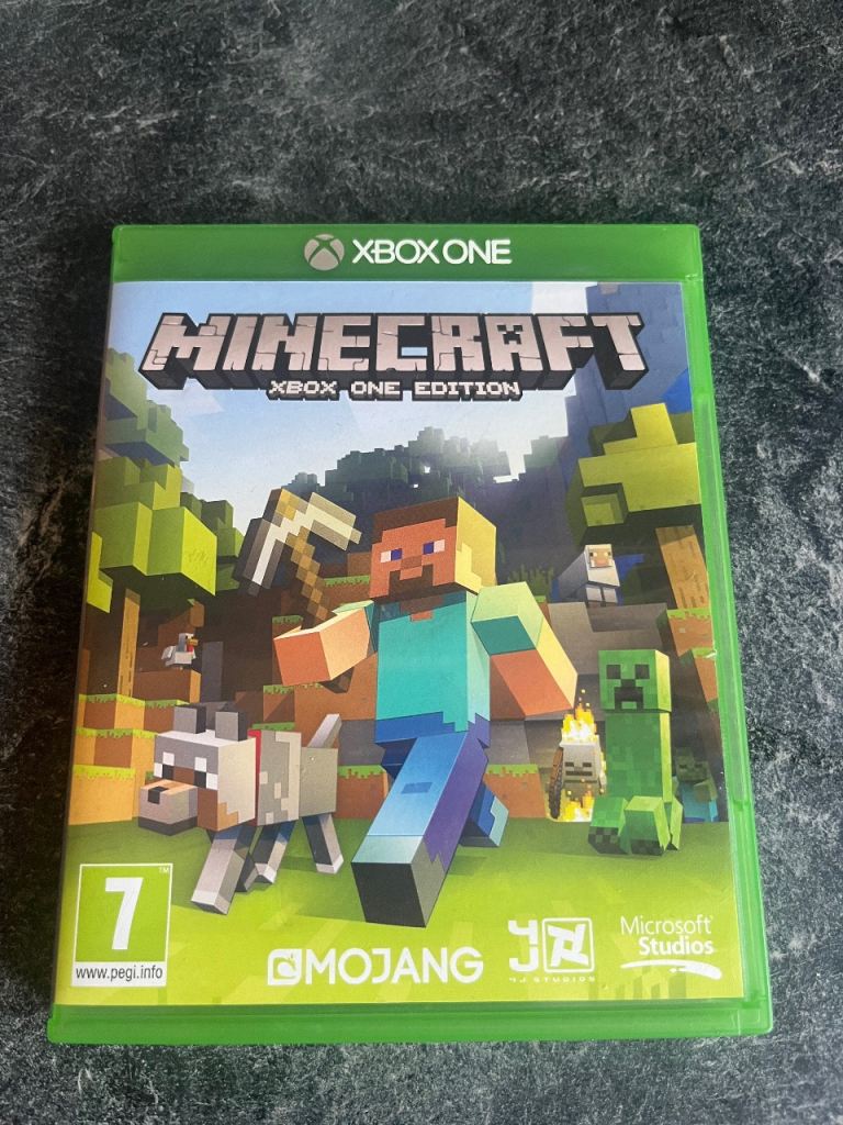 Microsoft Xbox One Edition Minecraft Console Game Xbox Series Game Lava Chicken