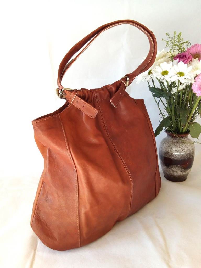 image for 100% Genuine Leather Handbag Moroccan Leather Bag Handmade Women's Bag ( Christmas Sale )
