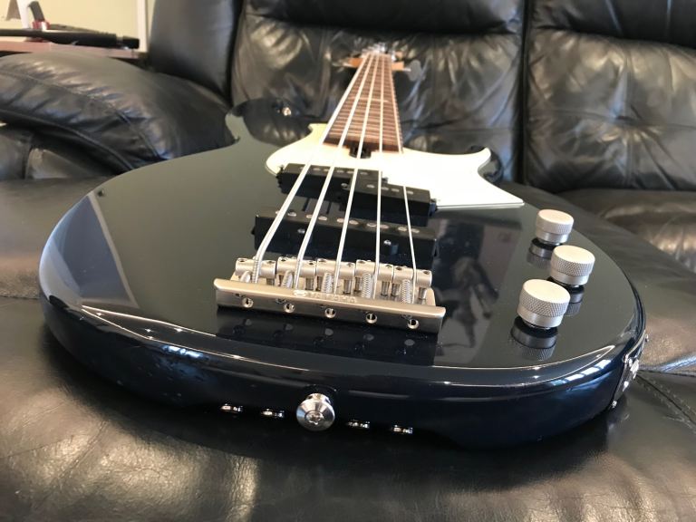 Yamaha BBP35 MK II 5-String Electric Bass guitar, midnight blue, 2019, with Original case, Japan