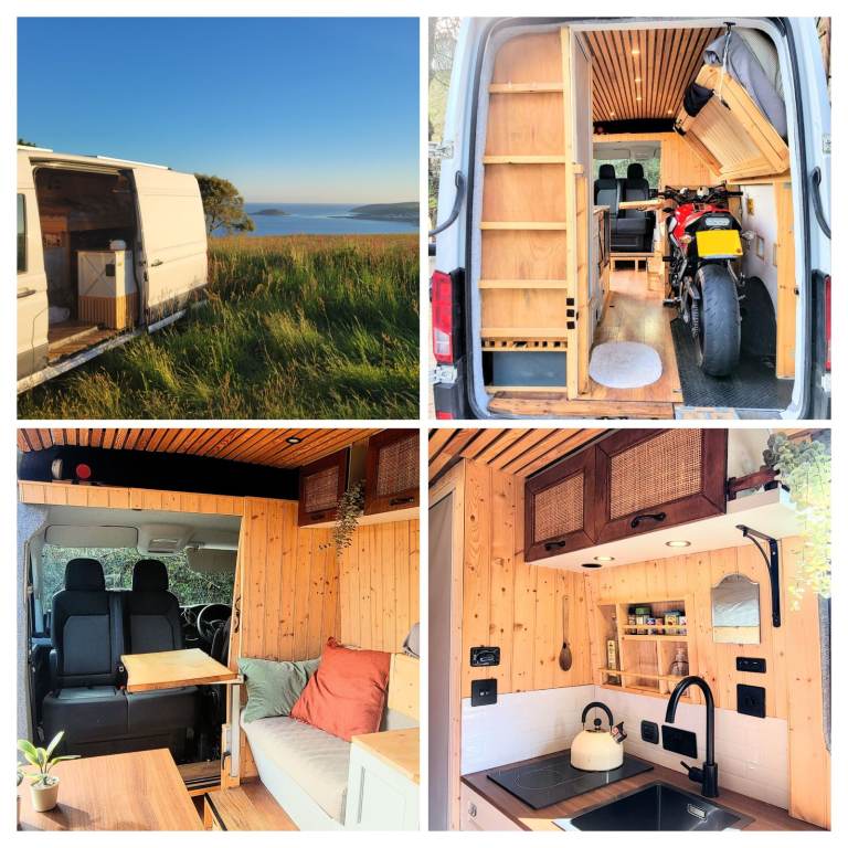 2018 VW Crafter Off Grid Campervan | Garage for (motor)bike