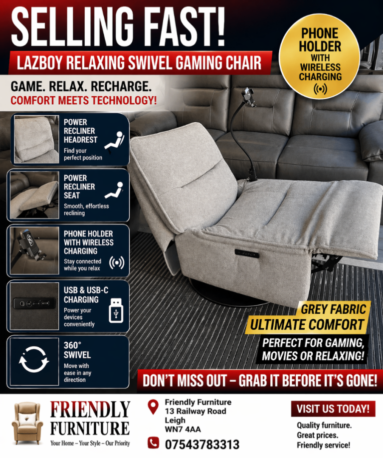 Lazboy relaxing gaming chair 