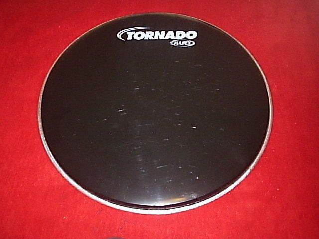 20  INCH  BASS  DRUM  HEAD    TORNADO    COLOR  BLACK  