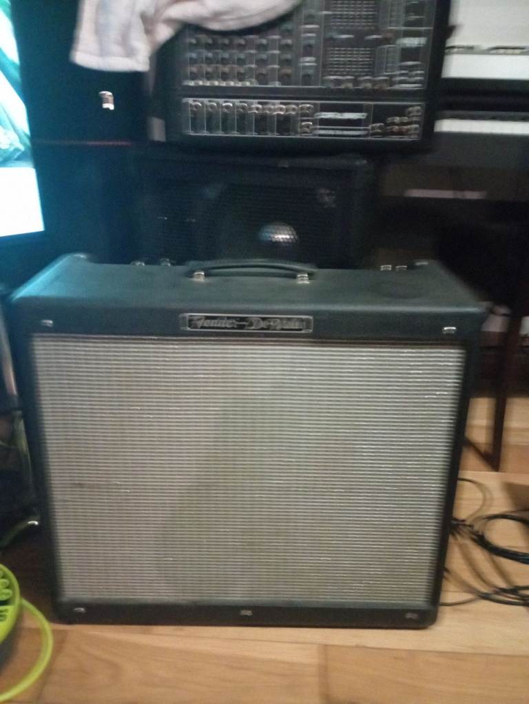 Fender deville hotrod 212 classic guitar valve amp with foot switch for sale £400 ono