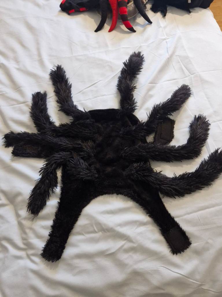 Spider velcro suit for pet/halloween