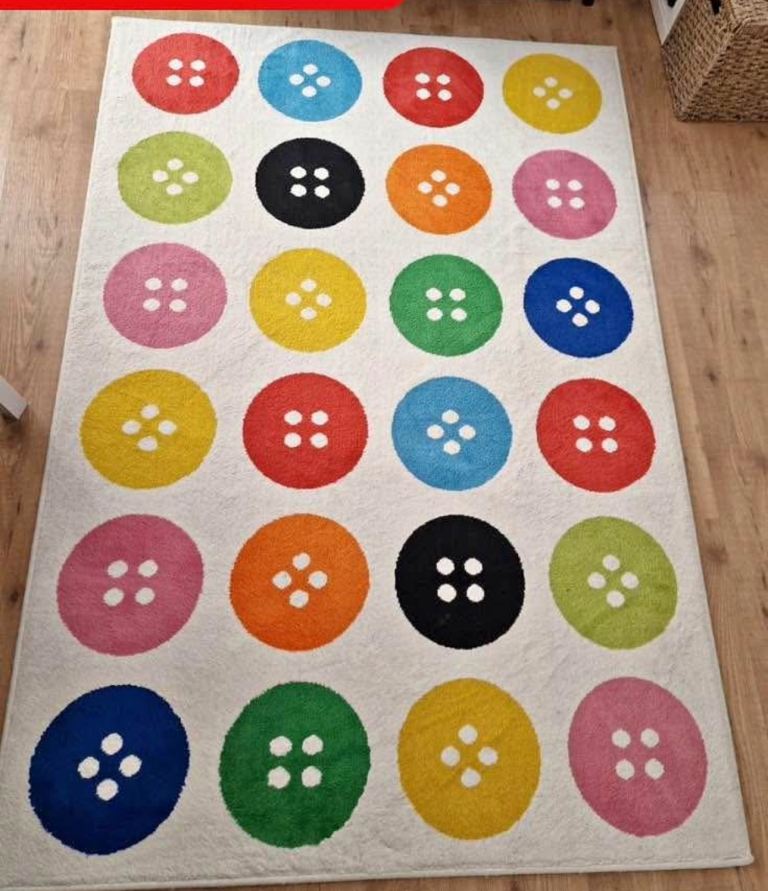 IKEA button rug
