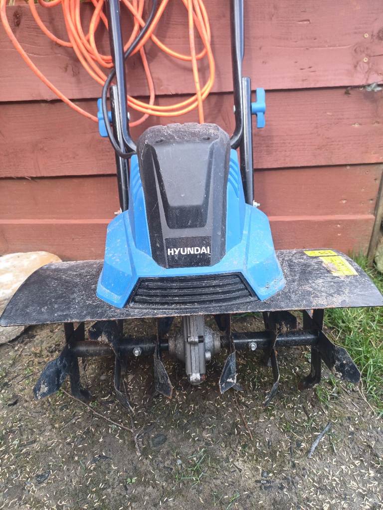 Hyundai 1500w Electric Garden Tiller, Cultivator, Rotavator 