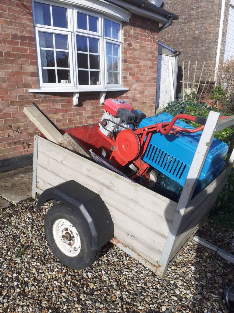 Rotovator & car trailer for sale 