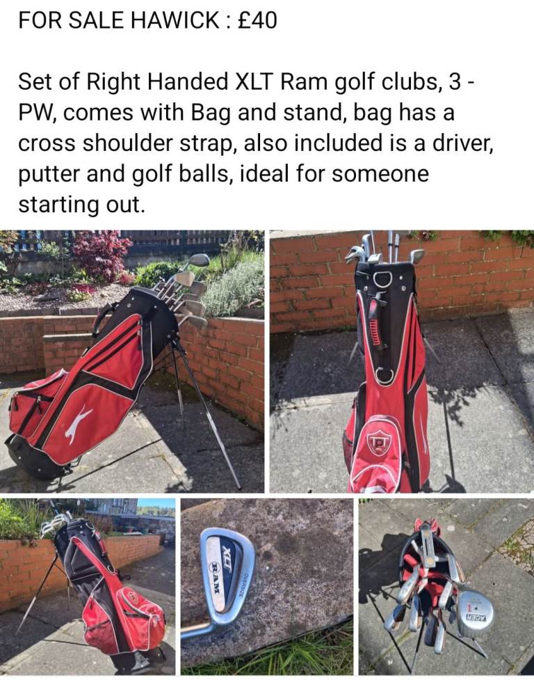 Ram golf clubs £20