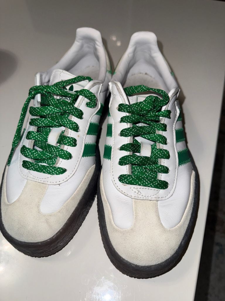 adidas gazelle silver green womens Shop Adidas Samba OG 'White Collegiate Green Gum' Women's Shoes