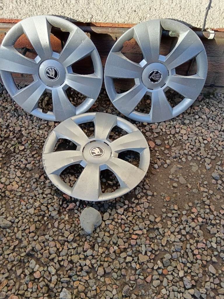 Skoda Fabia wheel trim Skoda Fabia Wheel trims x 3