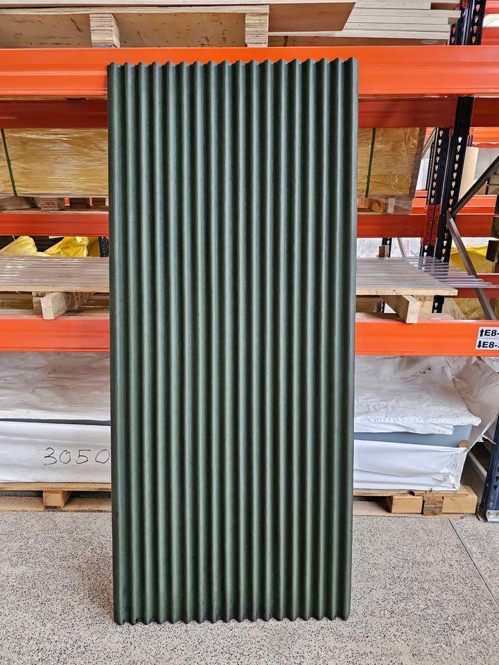 Clearance - New Onduline Green Bitumen Roofing Sheets - 866x2000mm