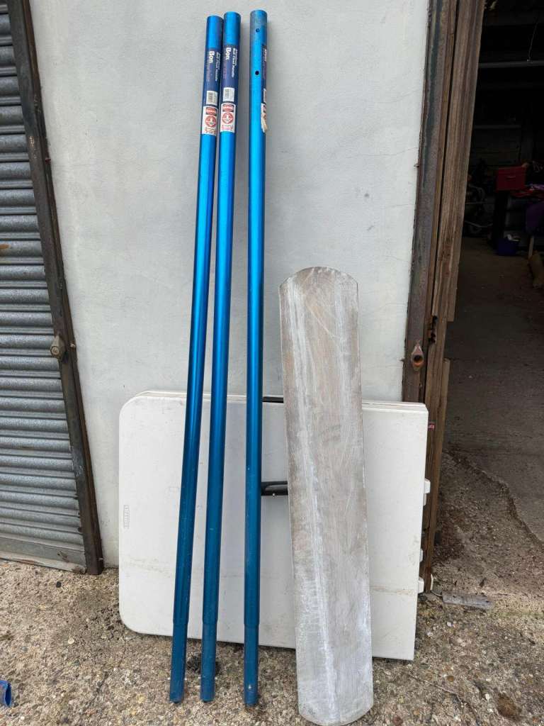 New Bon 48inch round end Bull Float Kit with 3 extension poles 