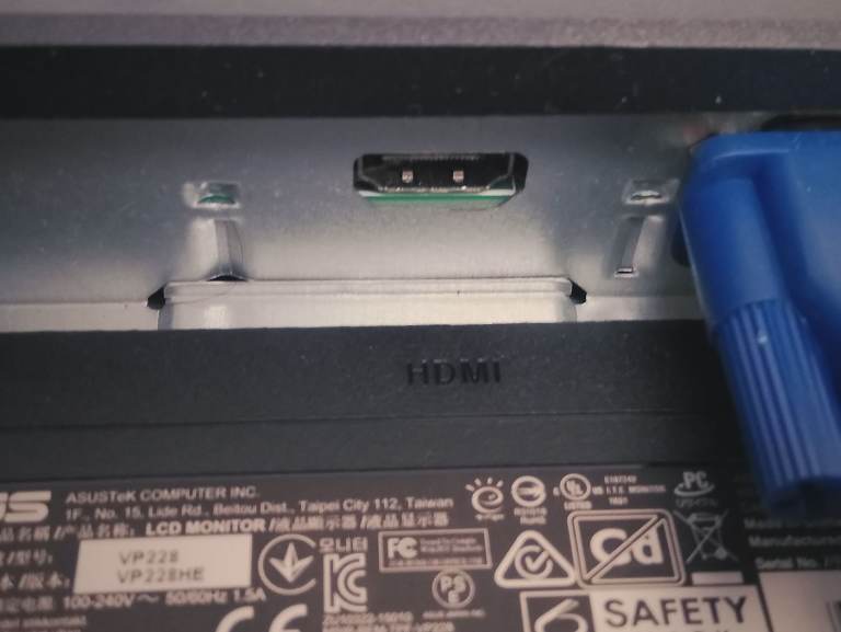 ASUS computer monitor 22 inch