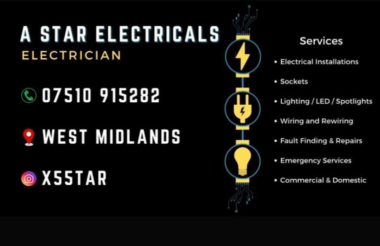 Electrician A STAR ELECTRICALS 