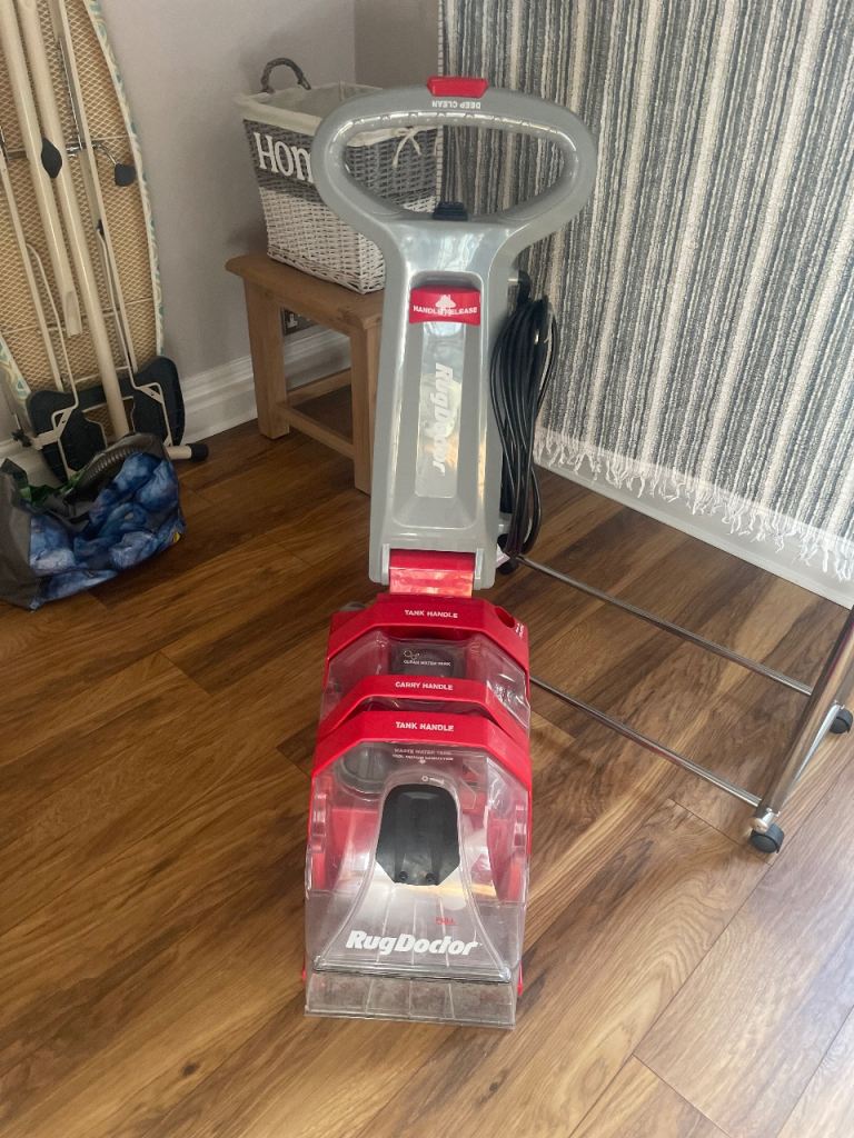 RugDoctor Carpet Cleaner – Good Condition, Red