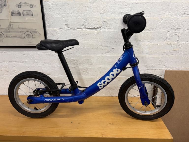 Ridgeback Scoot Balance Bike – Blue, Good Condition