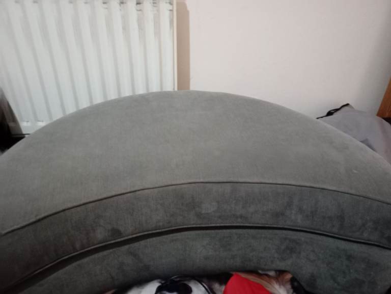 Grey Fabric foot stool – Good Condition