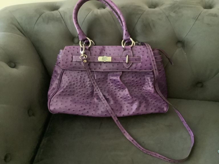 image for Made in Italy Handbag. Crossbody and real leather.