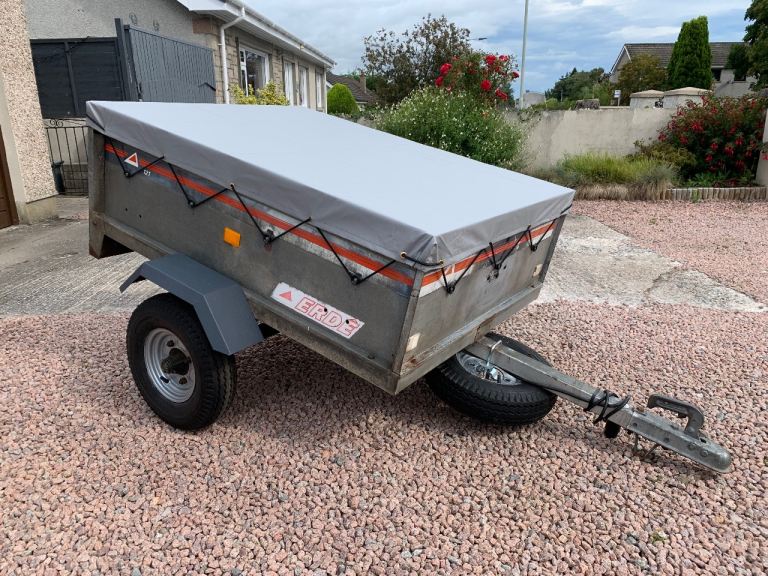 ERDE Galvanised tipping trailer 4’0” x 3’0”