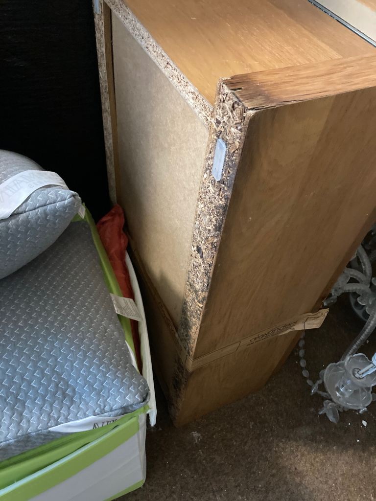 Wooden Bed linen storage box or toy box or similar