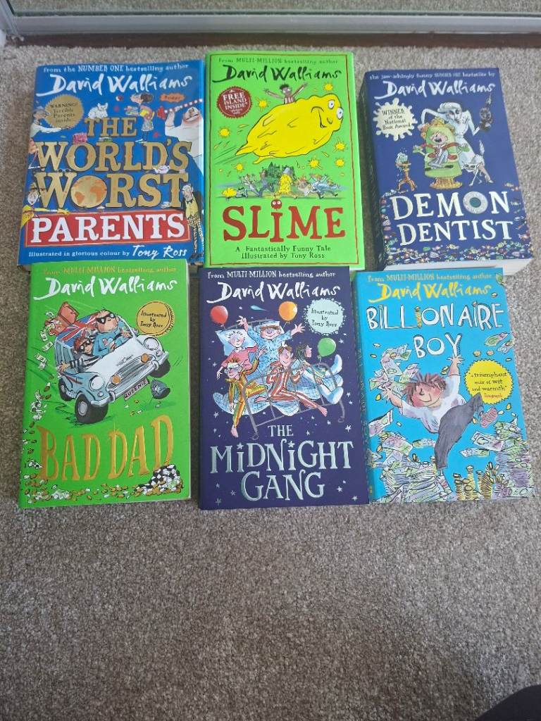 6 David Walliams books
