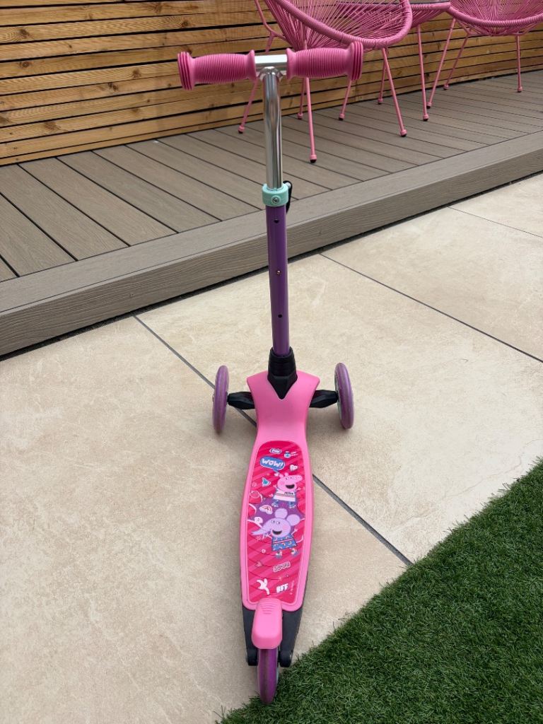 Pink and Purple Kids Scooter – Good Condition