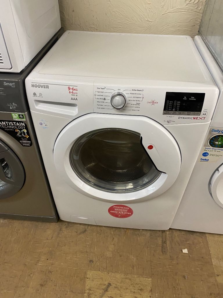 ✅🚚WHITE HOOVER LARGE CAPACITY WASHER DRYER £210 WITH FREE DELIVERY