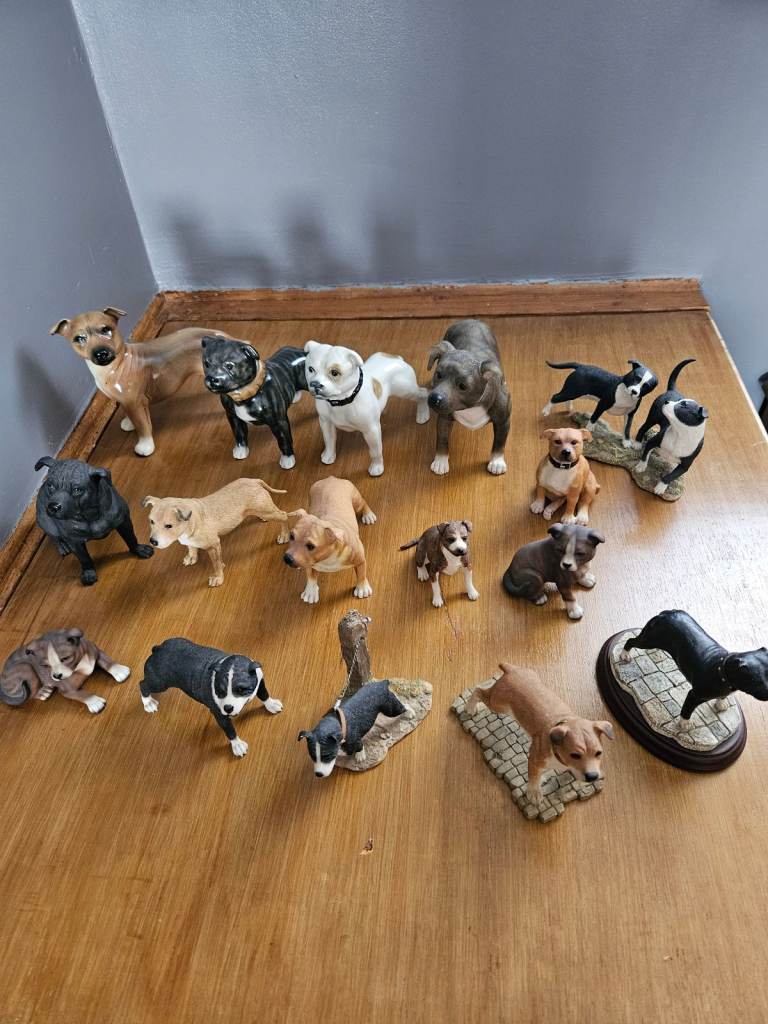 Staffordshire bull terrior ornaments 