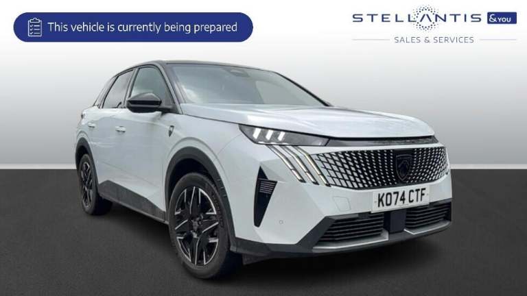 2025 Peugeot 3008 1.2 HYBRID GT SUV 5dr Petrol Hybrid e-DSC6 Euro 6 (s/s) (136 ps) SUV Hybrid Aut...