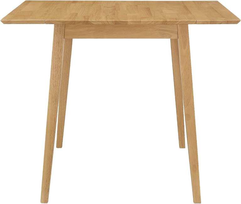 Brand New Light Wood Drop-Leaf Dining Table 