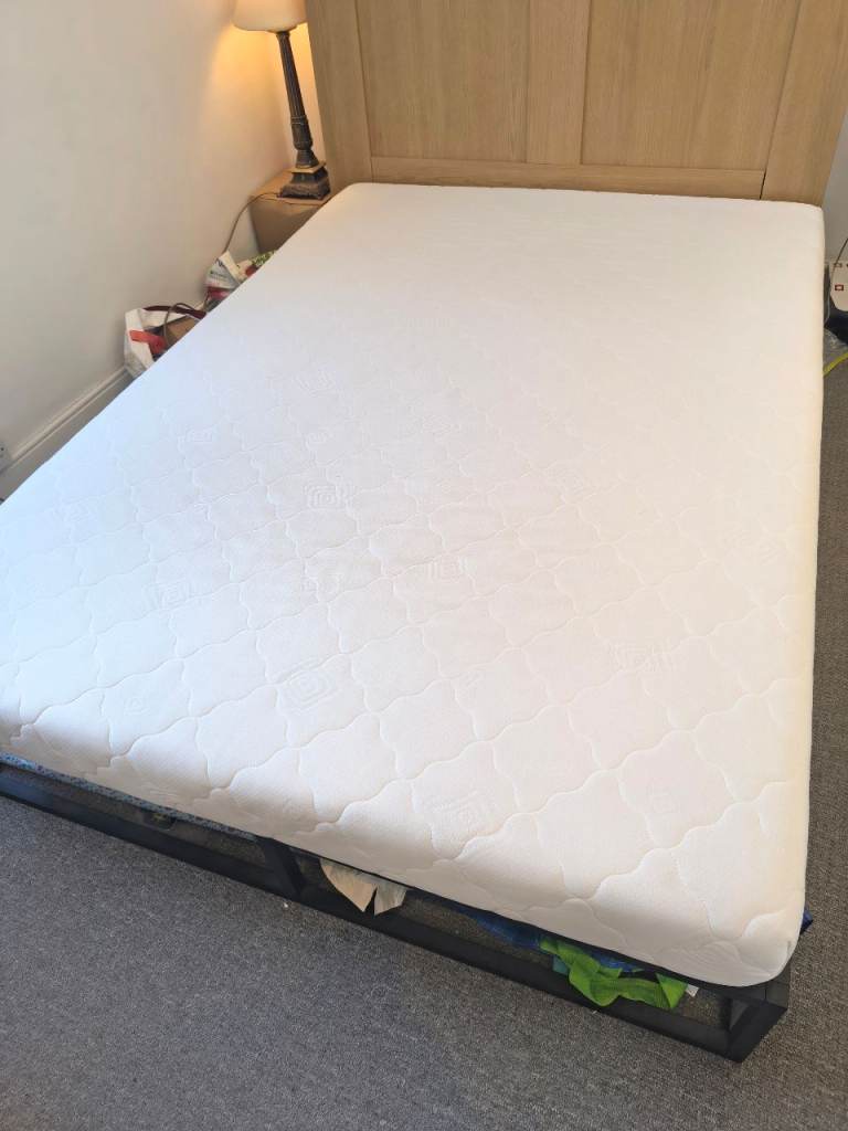 ANYDAY John Lewis & Partners Rolled Memory Foam Mattress, Medium/Firm Tension, Double