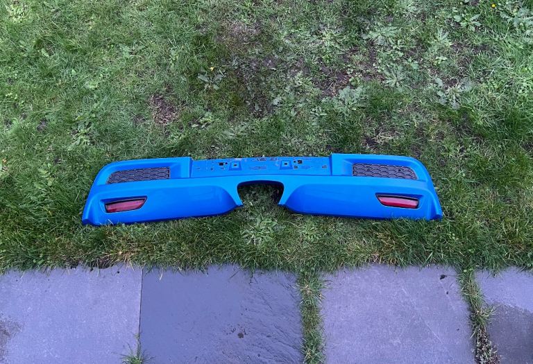 Vauxhall Astra h vxr rear bumper diffuser Arden blue