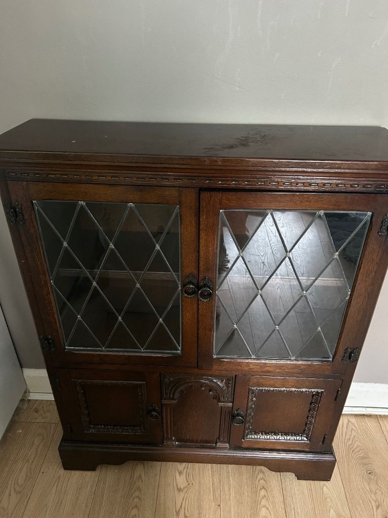 Dark wood cabinet