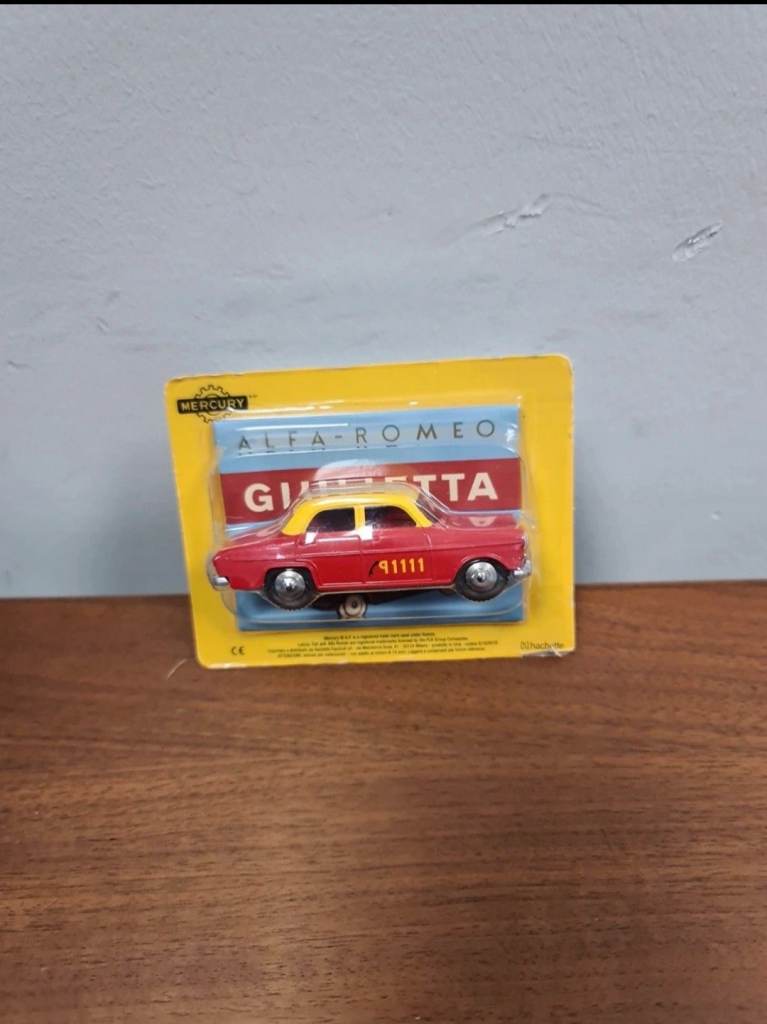 Die Cast Alfa Romeo Giulietta Bern Taxi Model Car 1.48