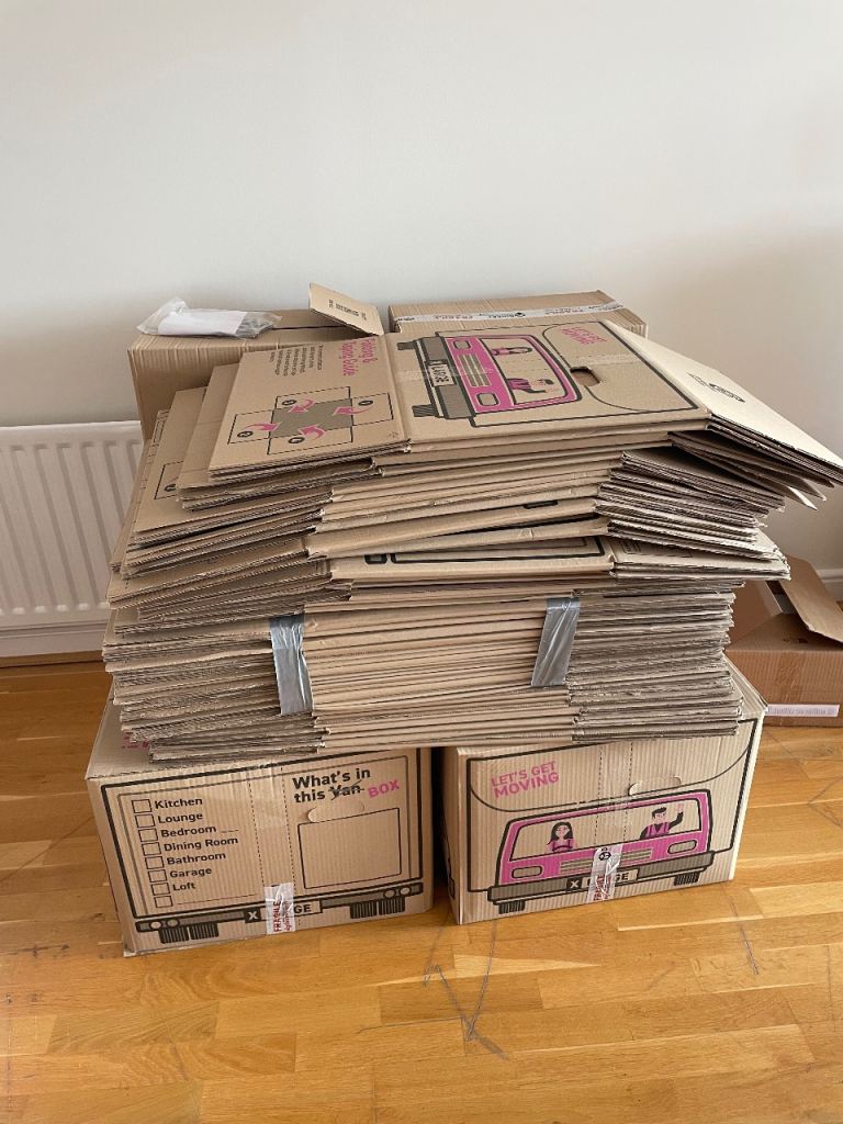 Moving boxes very good condition