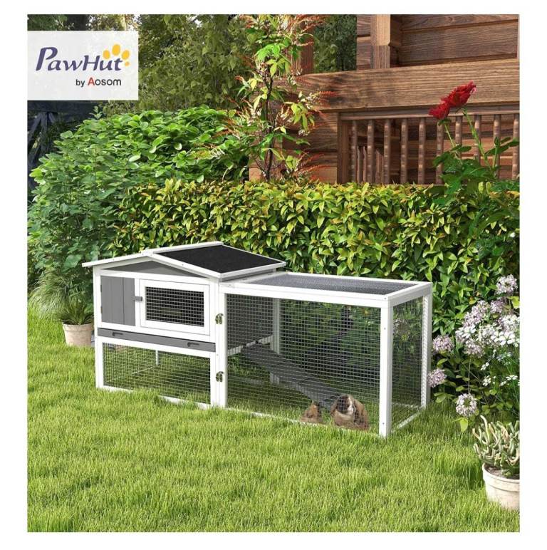 Rabbit or Guinea Pug Hutch with run
