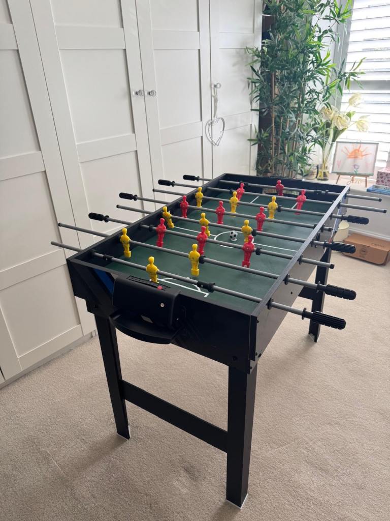 Costway 4-in-1 Multi Games Table – Foosball, Pool, Hockey, Table Tennis