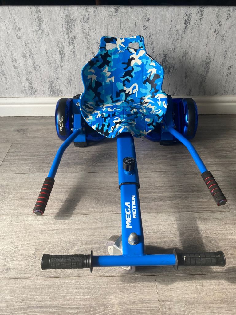 Kids blue Segway and cart 