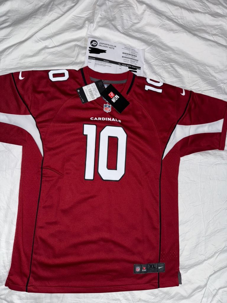 Nike Sportswear NFL Arizona Cardinals Hopkins #10 Jersey Junior Boy Girl Size XL