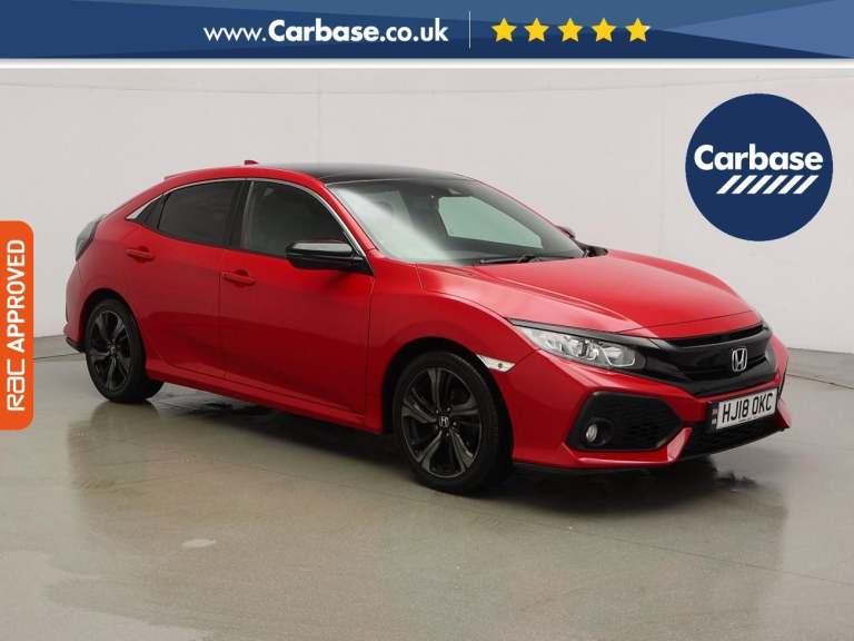 2018 Honda Civic 1.0 VTEC Turbo EX Hatchback 5dr Petrol CVT Euro 6 (s/s) (126 ps) Hatchback PETRO...