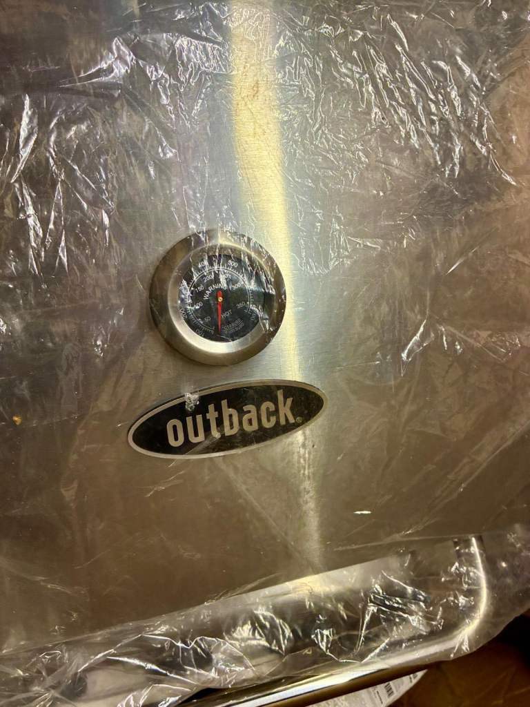 Outback Meteor Stainless Steel 6 burner gas barbecue / BBQ 