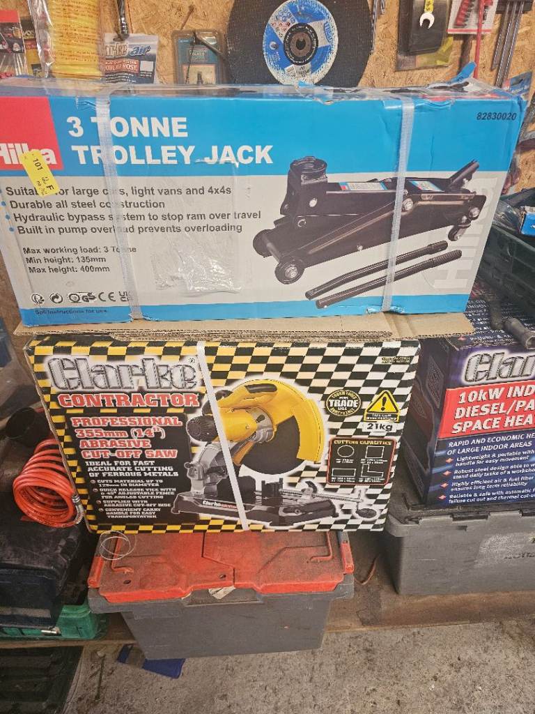 New 3 ton heavy duty trolly jack collection in keith moray