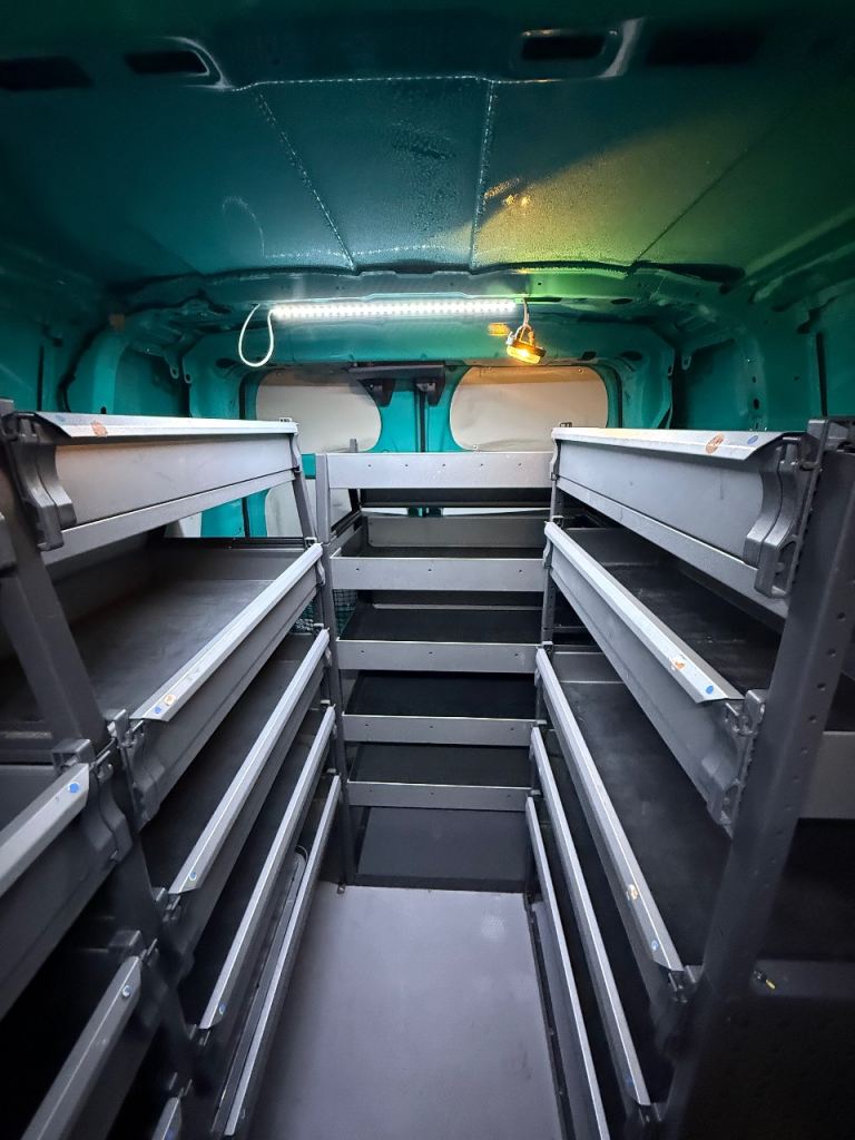 Van racking (transit sized)