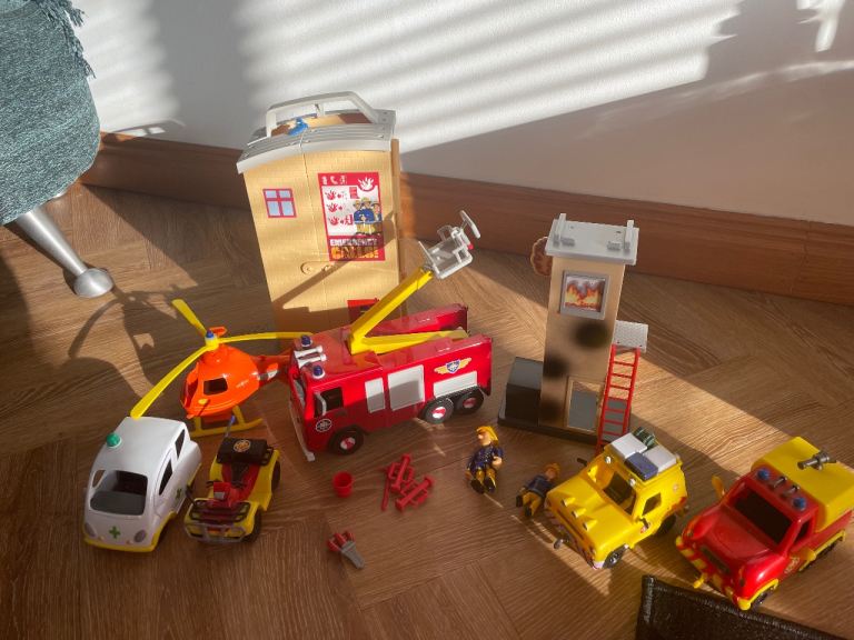 Fireman Sam Toy Bundle – Vehicles, Figures, and Playsets, £70.00 for Sale